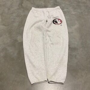 Riddell Florida State Seminoles Sweatpants Joggers Heather Gray Womens Size S